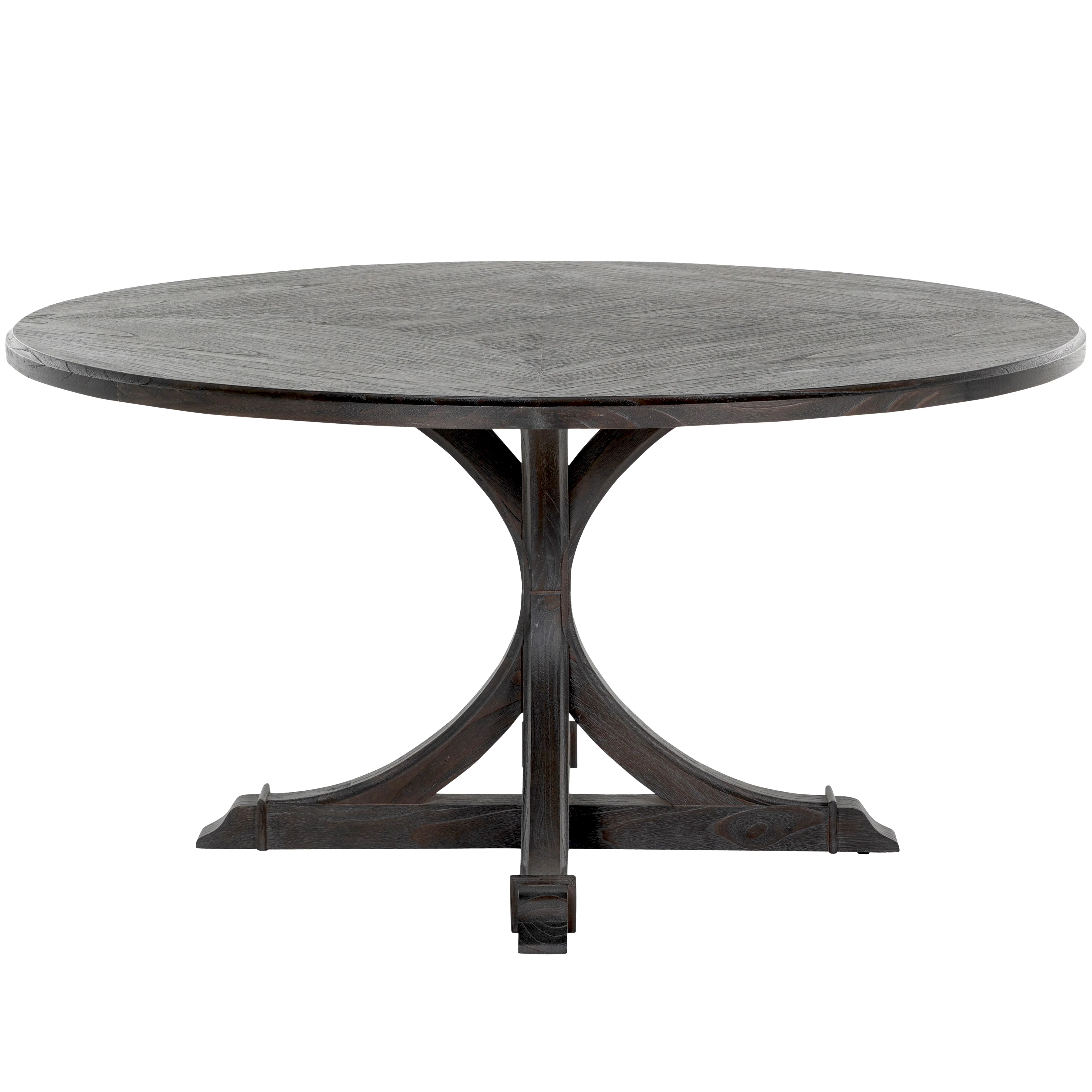 Adams Round Dining Table - Dark - Image 4