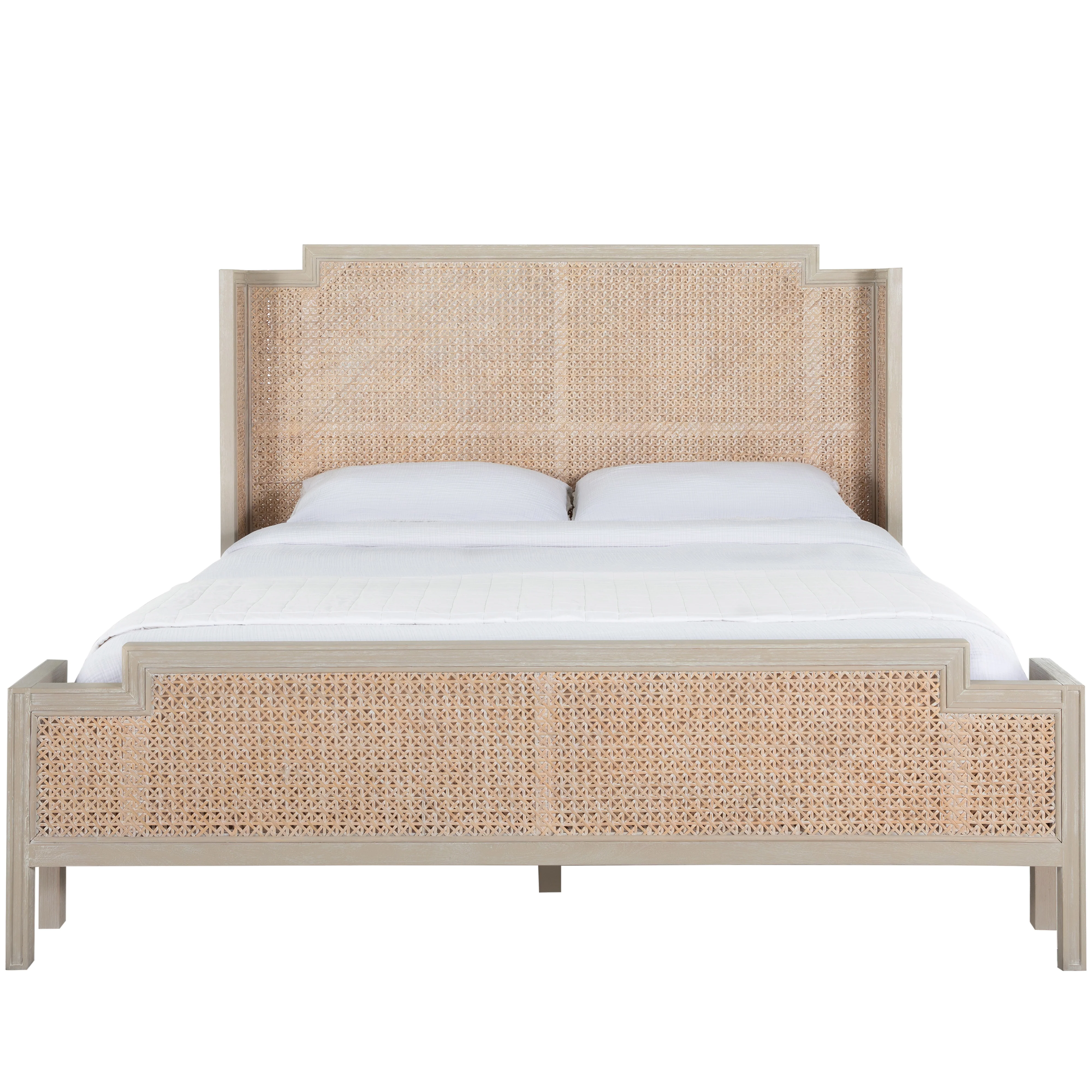 Camille King Bed - White - Image 3