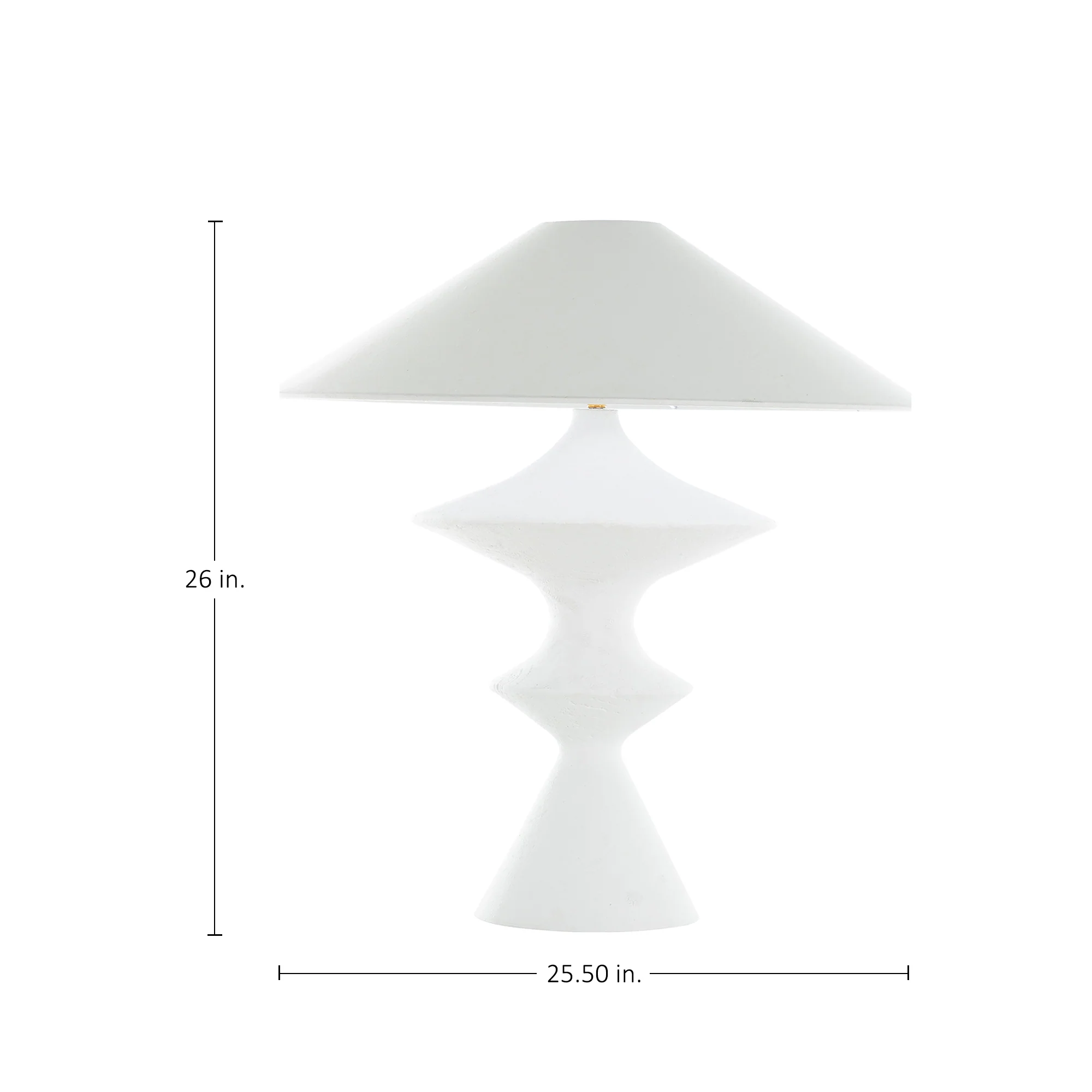 Darcy Table Lamp - White - Image 2