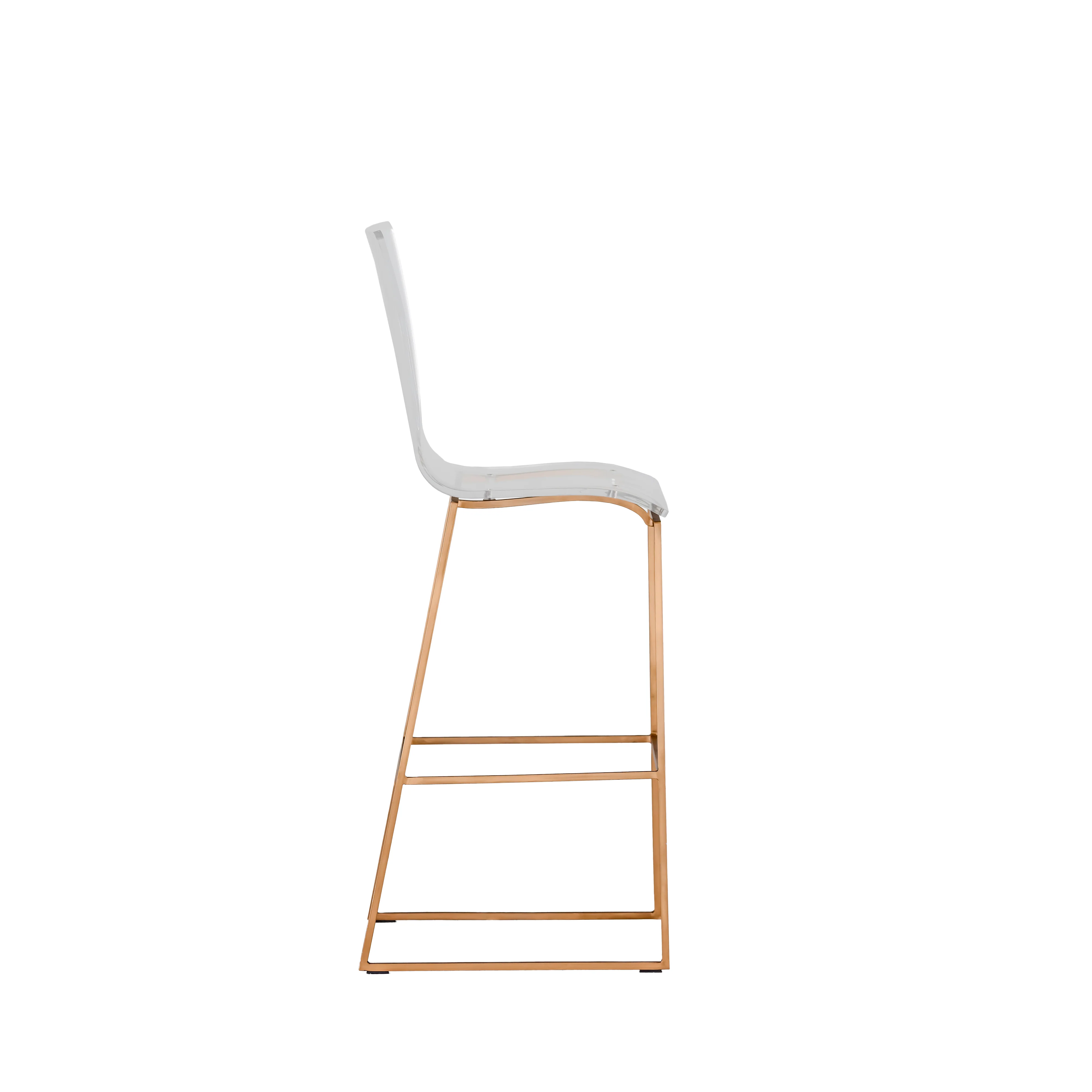 King 30.25" Bar Height Stool - Gold - Image 4