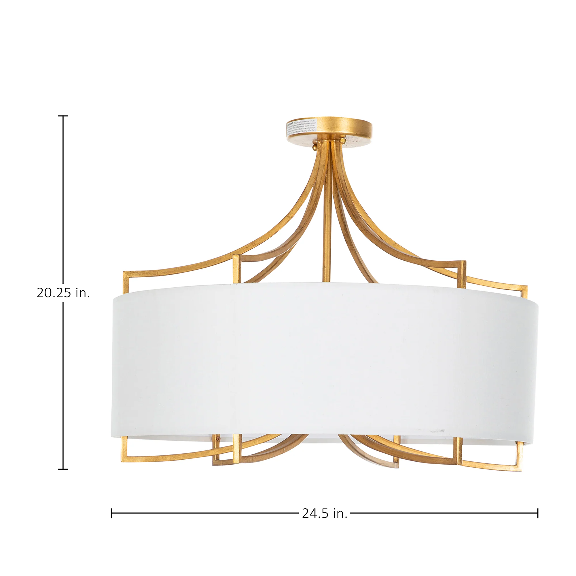 Lacey Semi-Flush Mount - Image 2