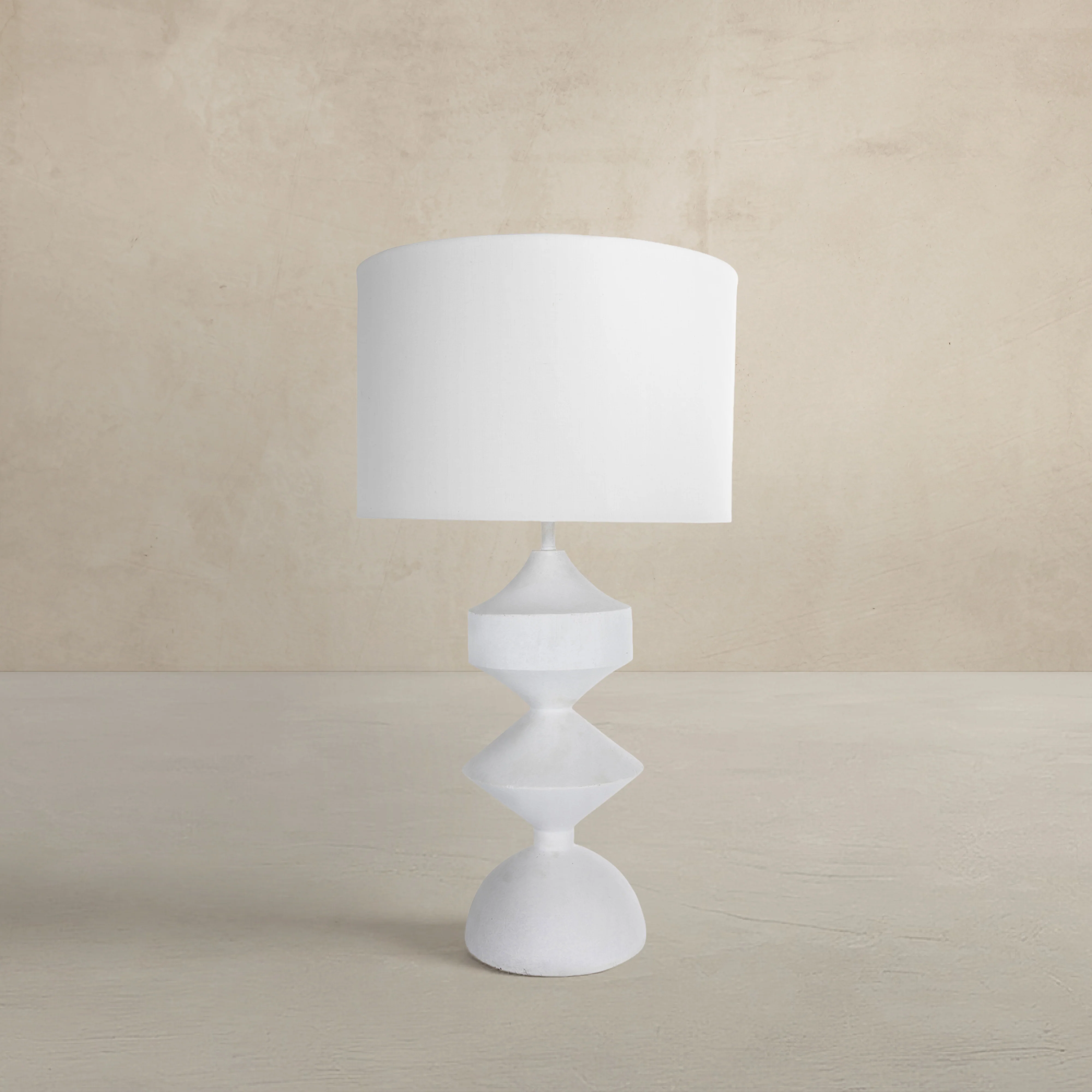 Maddox Table Lamp-White