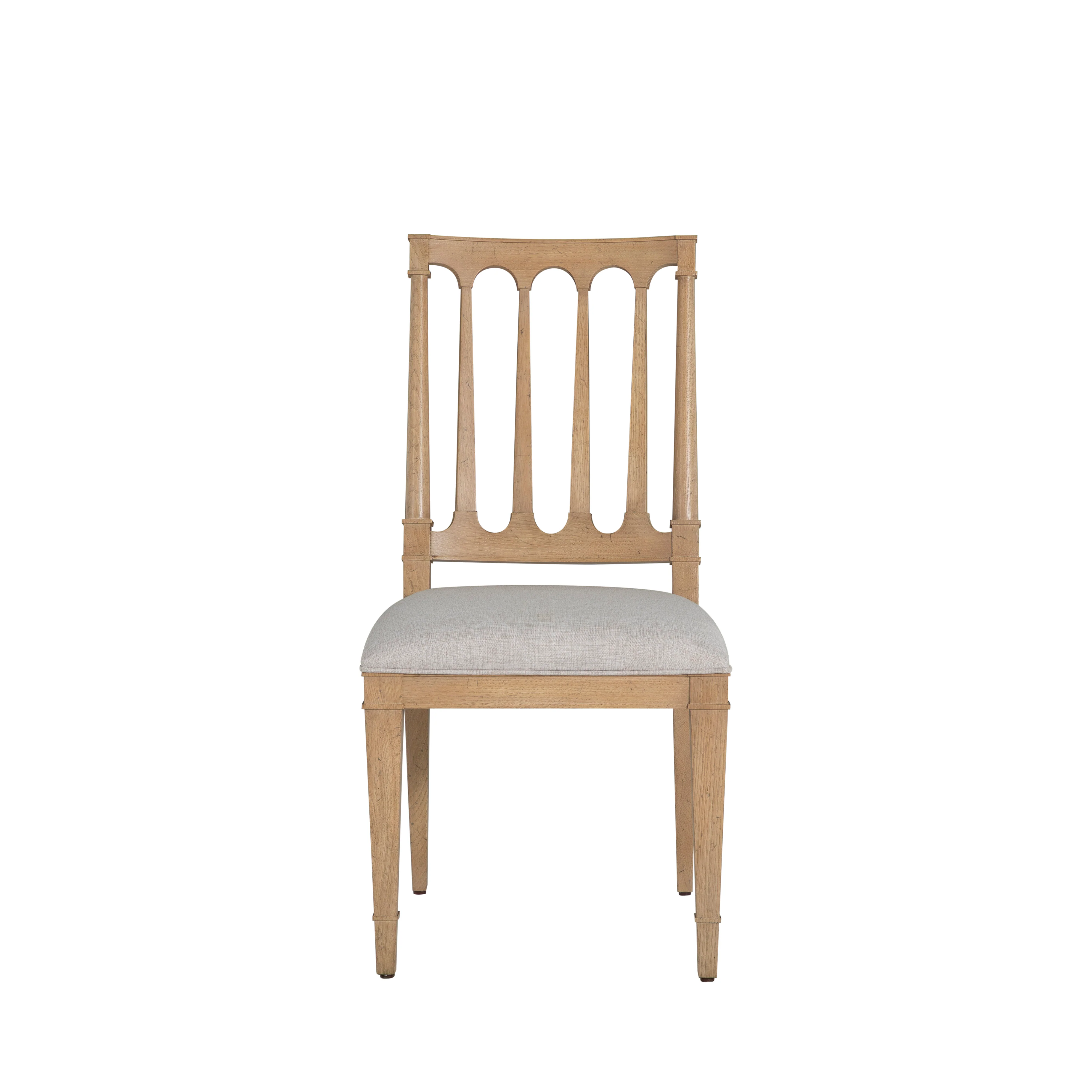 Mathis Dining Side Chair - Rustic French Oak - Image 3