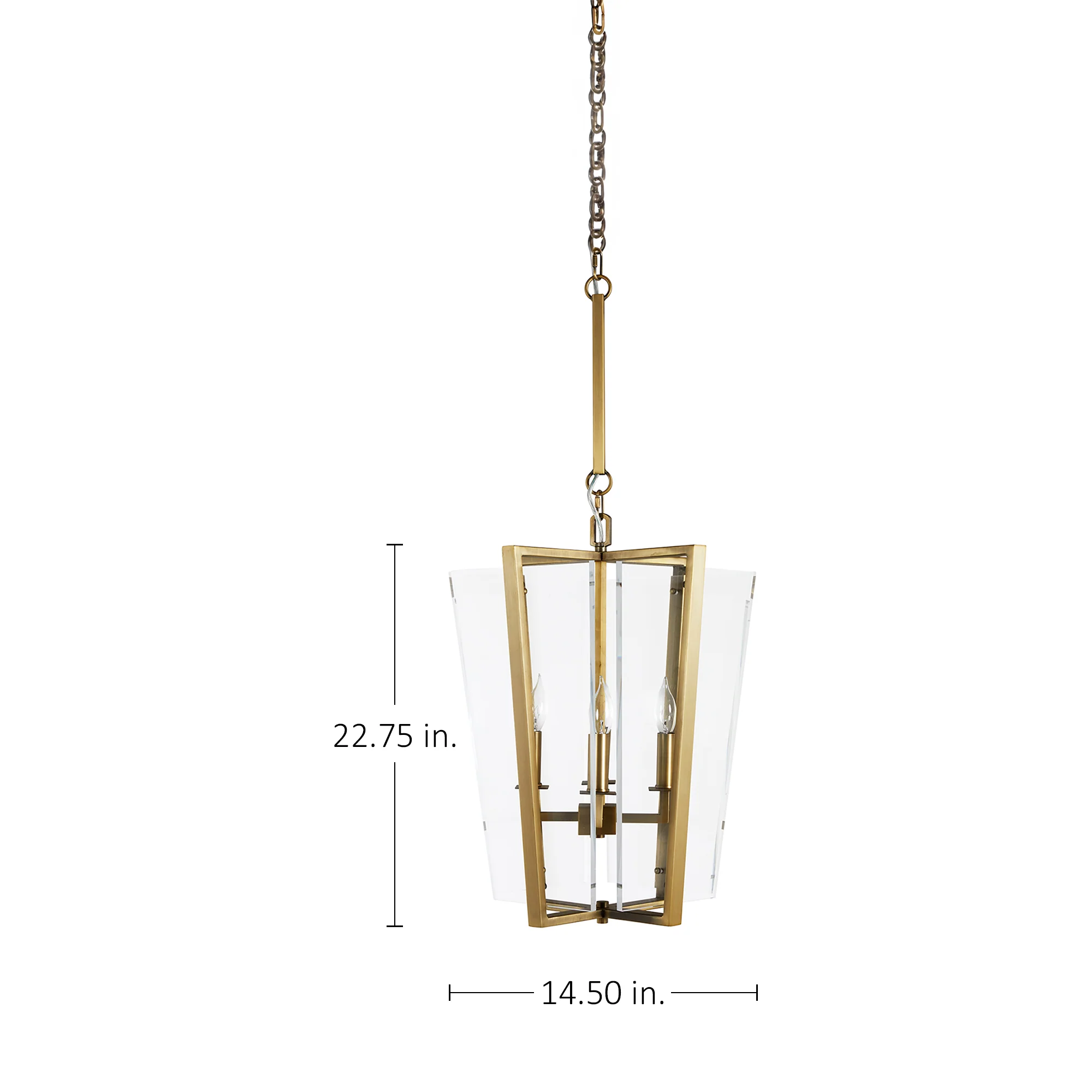 Melissa Lantern - Brass - Image 2