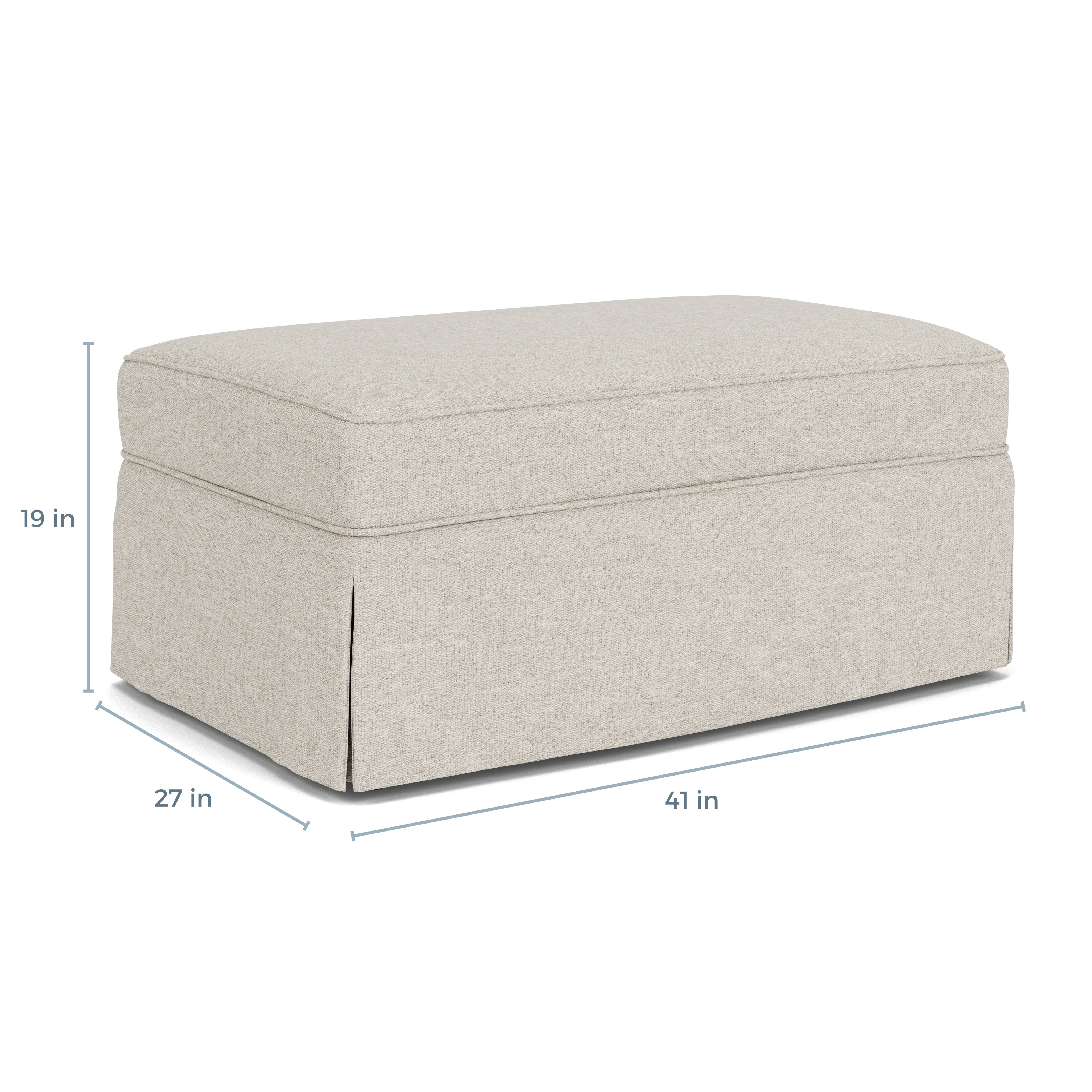 Moonglow Falls Storage Ottoman - Image 2