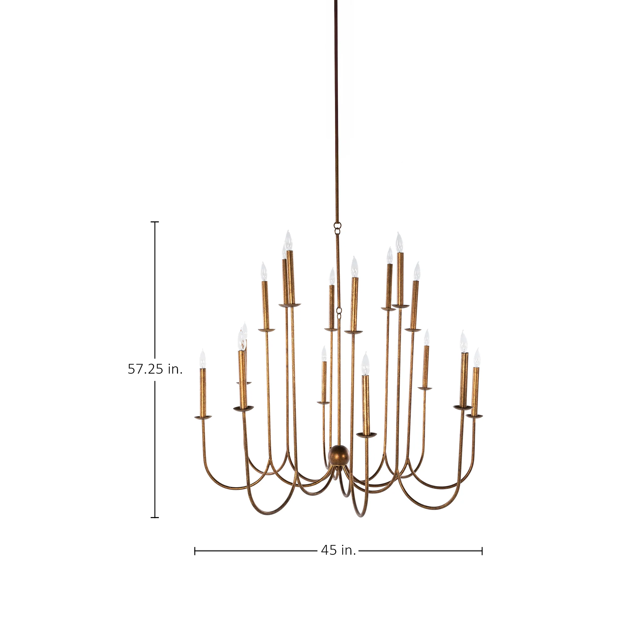 Snow Chandelier - Gold - Image 2