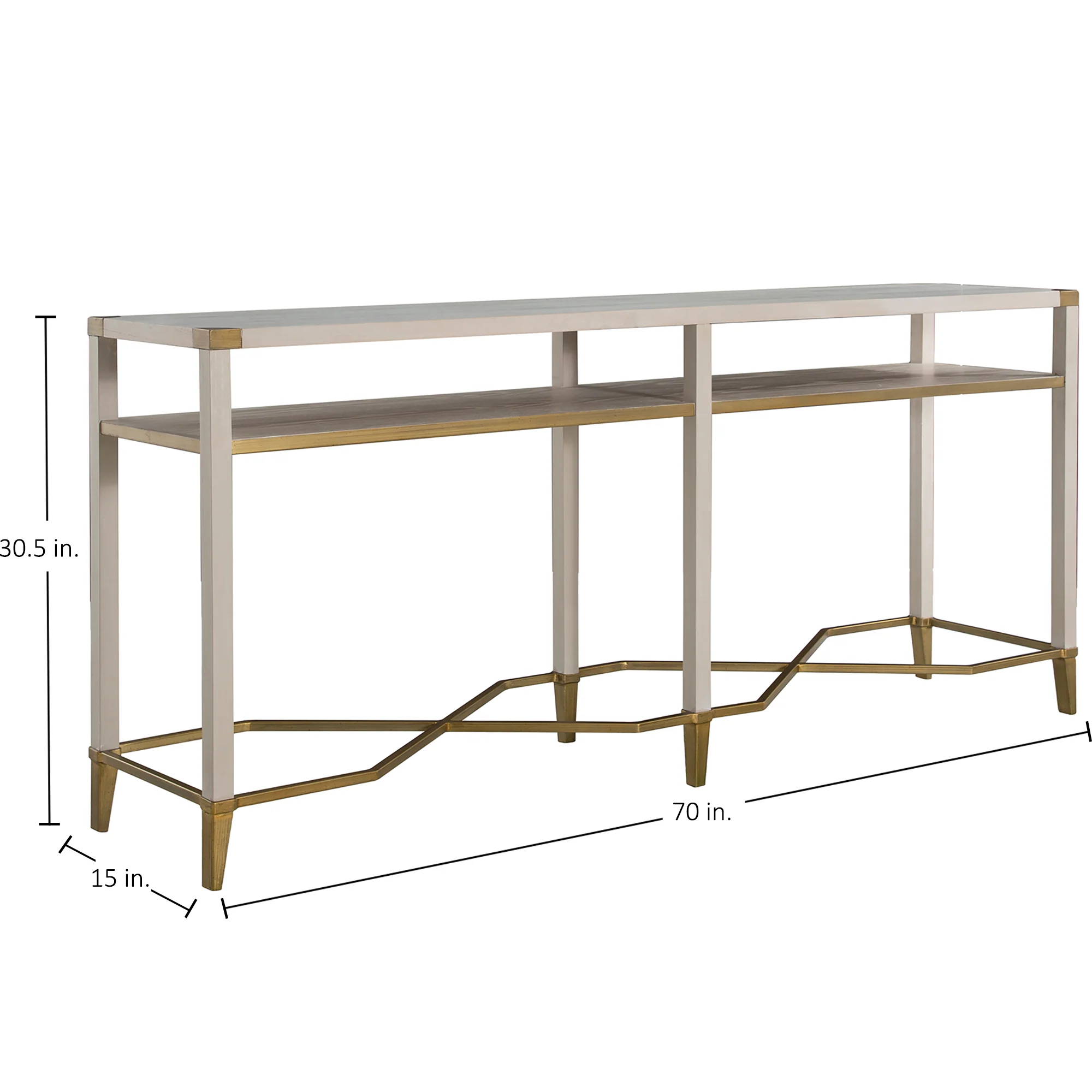 Sue Console Table - White - Image 2