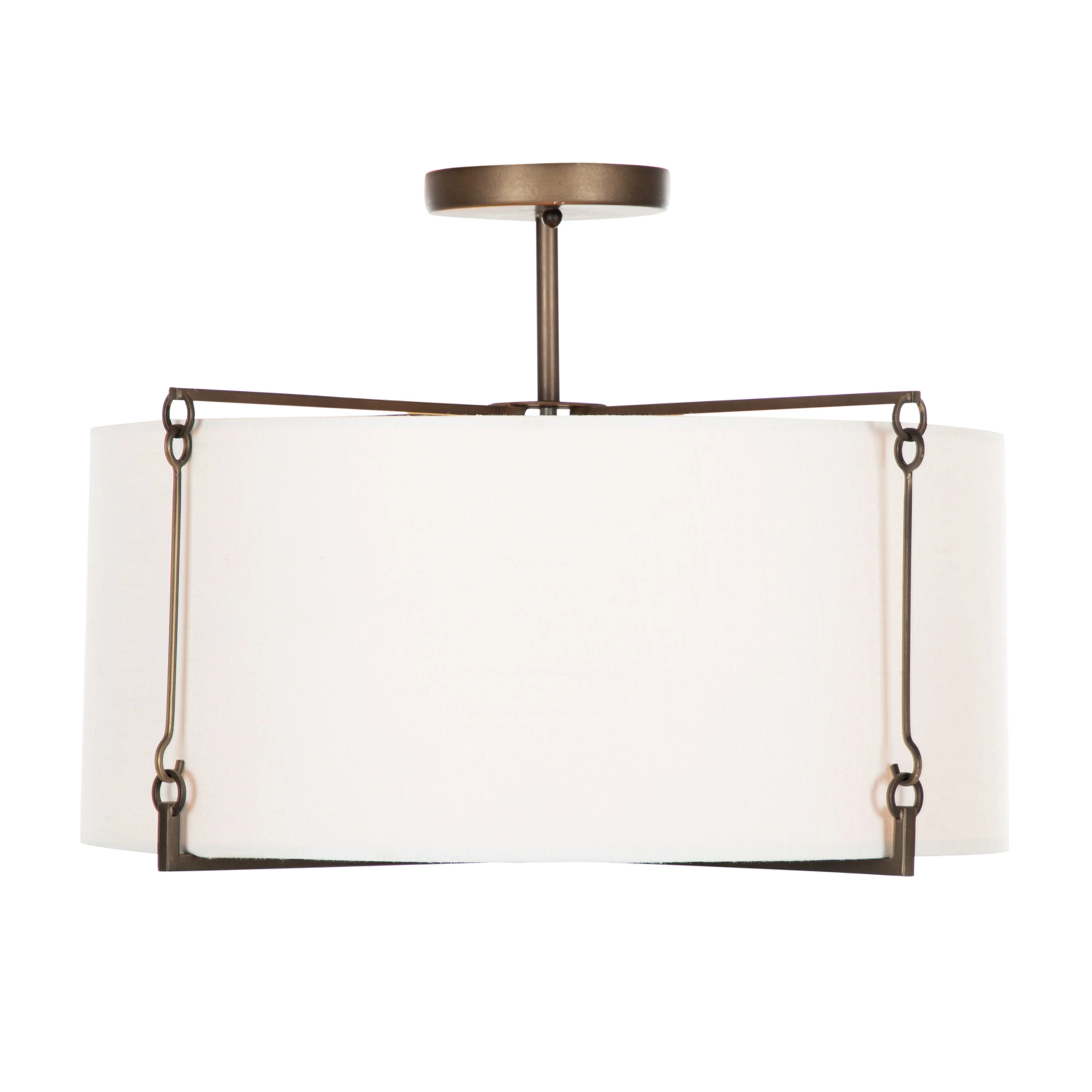 Theresa Semi-Flush Mount - Bronze - Image 5
