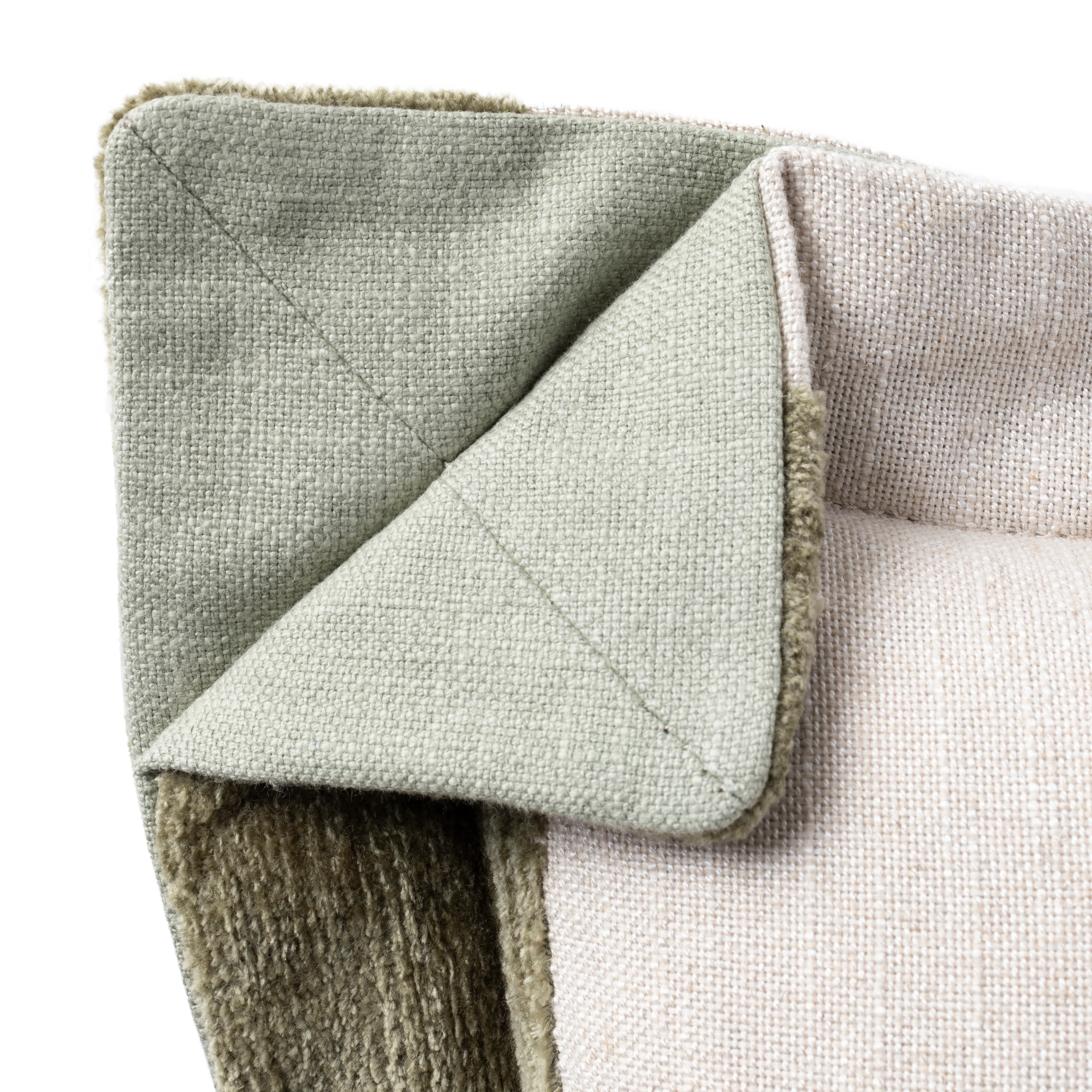 Wide Stripe Chenille Indoor Throw Pillow - Image 7